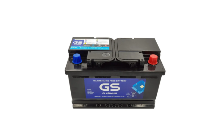 Bình ắc quy GS DIN70L LBN MF7563 (12V - 70AH)