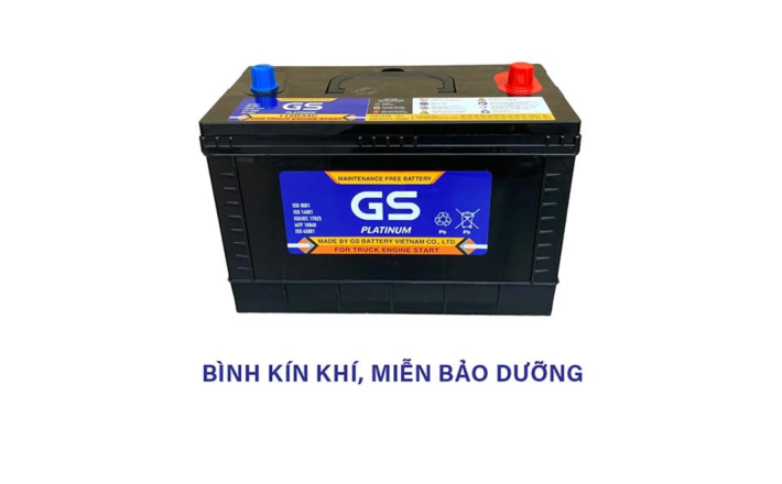  Bình Ắc Quy GS MF 115D33C/V (12V-100AH)